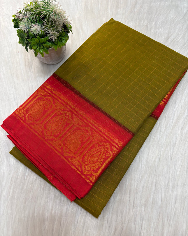 Sungudi Cotton Saree - SCS 25