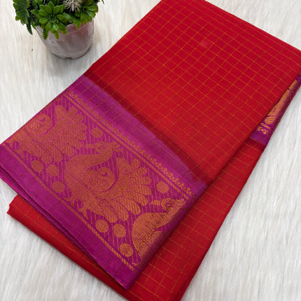 Sungudi Cotton Saree - SCS 26