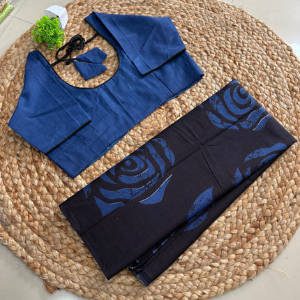 Saree With Stitched Blouse - (SIZE-38-42) - SWSB 571