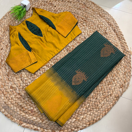 Saree With Stitched Blouse - (SIZE-36-40) - SWSB 600