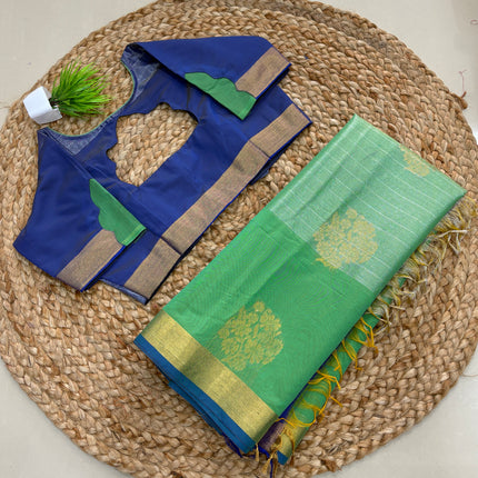 Saree With Stitched Blouse - (SIZE-38-42) - SWSB 639