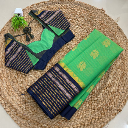 Saree With Stitched Blouse - (SIZE-34-38) - SWSB 635