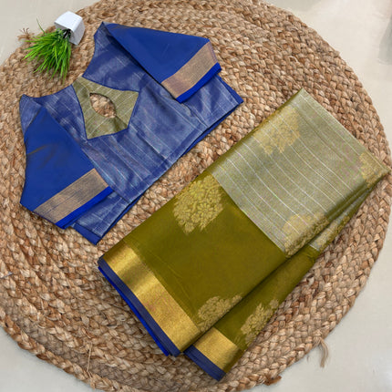 Saree With Stitched Blouse - (SIZE-34-38) - SWSB 663