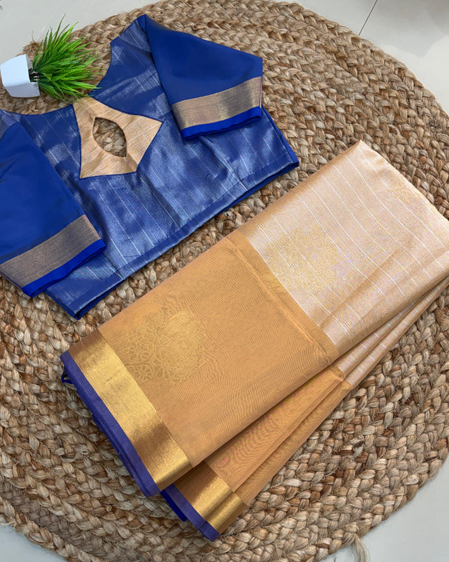 Saree With Stitched Blouse - (SIZE-36-40) - SWSB 665