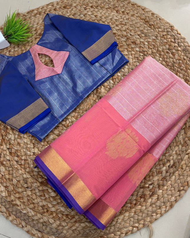Saree With Stitched Blouse - (SIZE-34-38) - SWSB 662