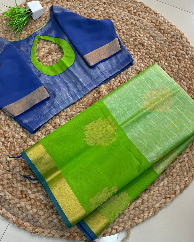 Saree With Stitched Blouse - (SIZE-38-42) - SWSB 660
