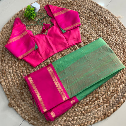 Saree With Stitched Blouse- (SIZE-36-40) - SWSB 685