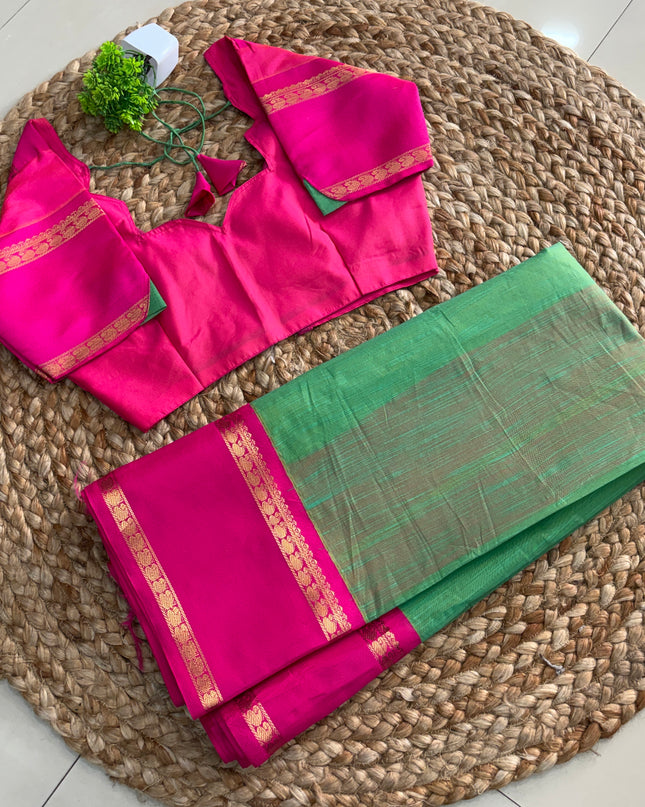 Saree With Stitched Blouse- (SIZE-36-40) - SWSB 685