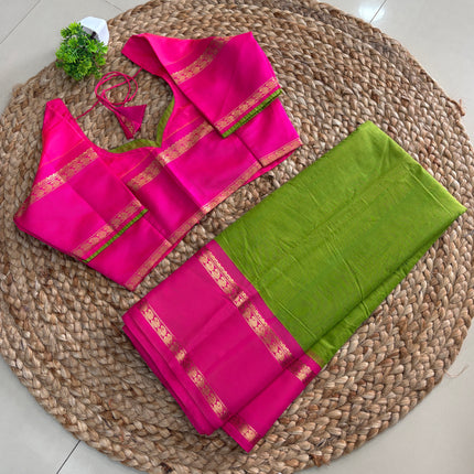 Saree With Stitched Blouse - (SIZE-38-42) - SWSB 787