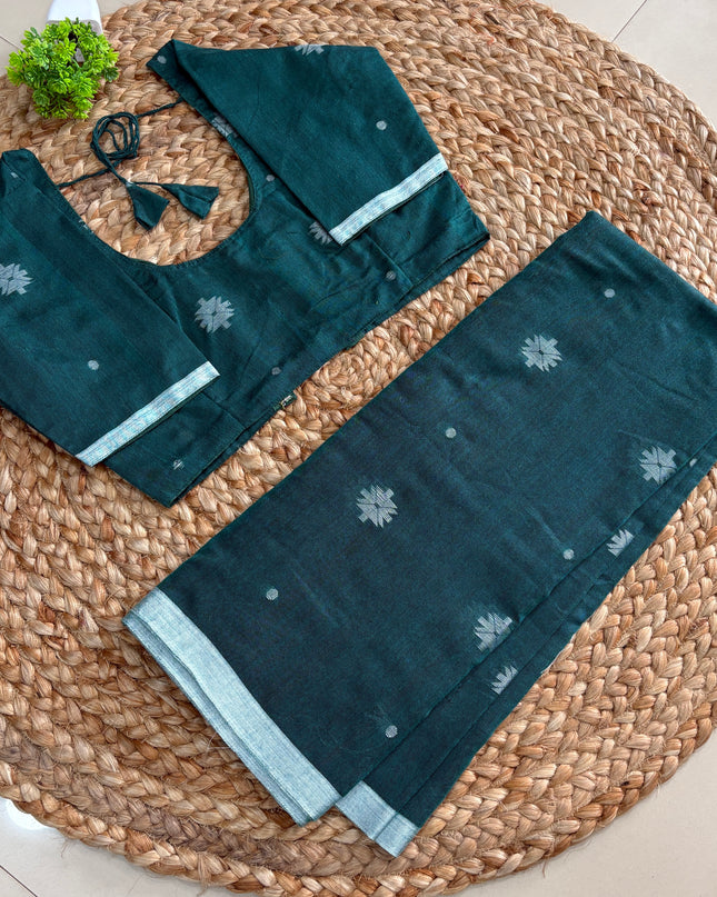 Saree With Stitched Blouse - (SIZE-36-40) - SWSB 791