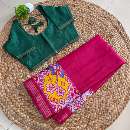 Saree With Stitched Blouse - (SIZE-34-38) - SWSB 788