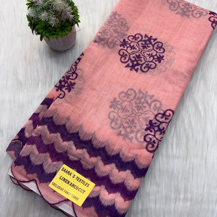 Linen Cotton Saree Offer - LCS 117