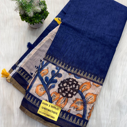 Linen Cotton Saree Offer - LCS 127