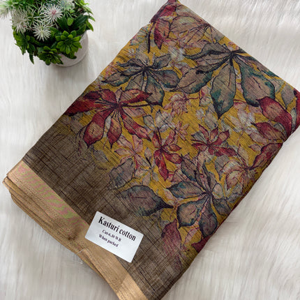 Kasturi Cotton Saree – Elegant & Comfortable Wear