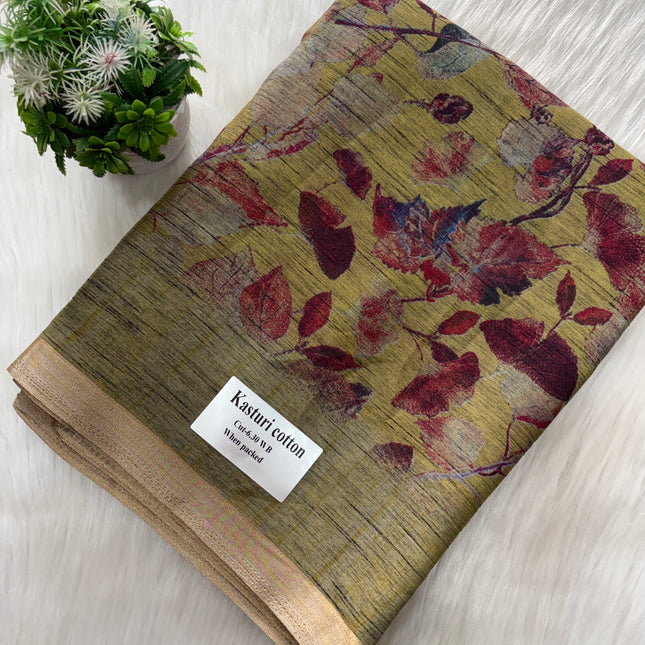 Kasturi Cotton Saree - Grace in Every Thread