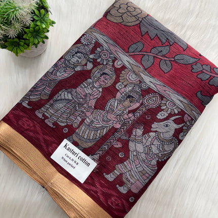Kasturi Cotton Saree - Ultra Premium Feel