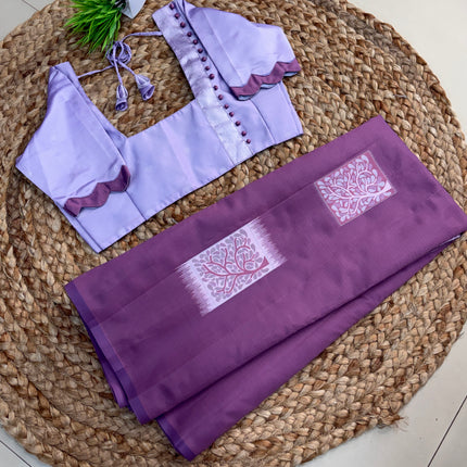 Saree With Stitched Blouse - (SIZE-34-38) - SWSB 747