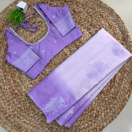 Saree With Stitched Blouse - (SIZE-36-40) - SWSB 762