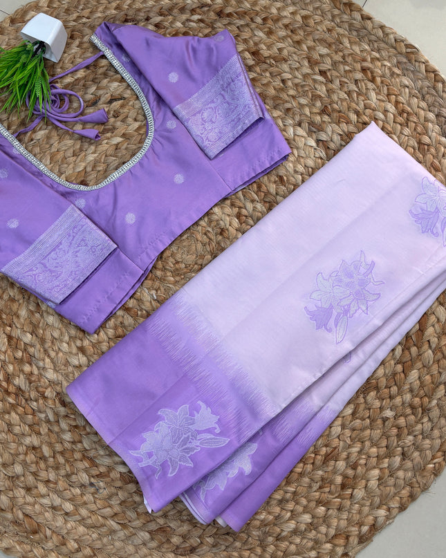 Saree With Stitched Blouse - (SIZE-36-40) - SWSB 762