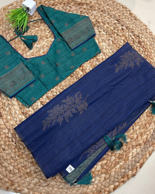 Saree With Stitched Blouse - (SIZE-34-38) - SWSB 750