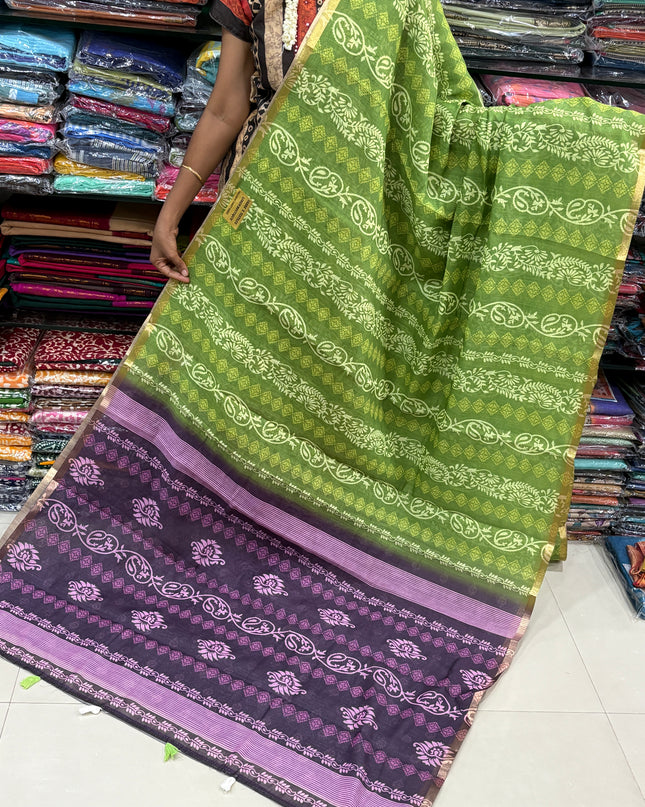 Linen Cotton Saree Offer - LCS 101