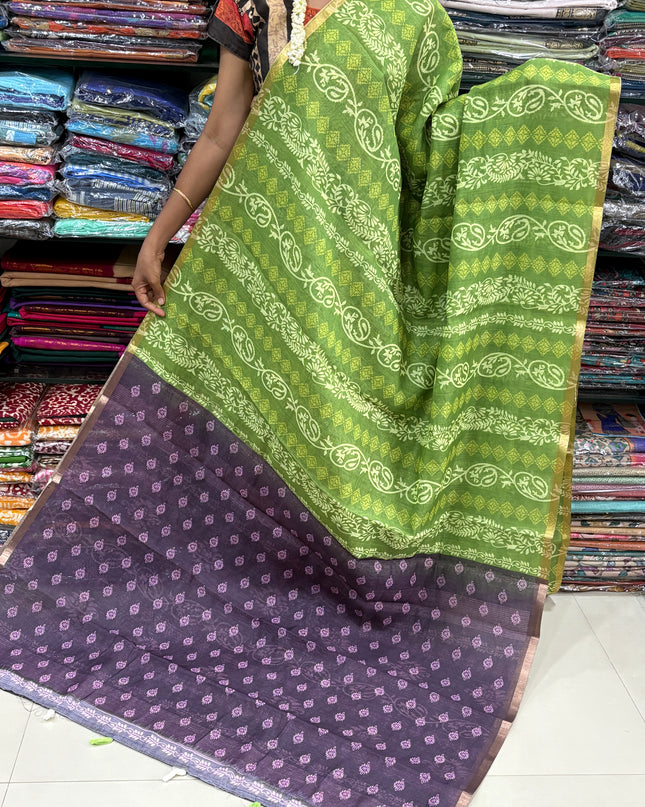 Linen Cotton Saree Offer - LCS 101