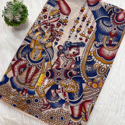 Kalamkari Cotton Saree -KCS 101