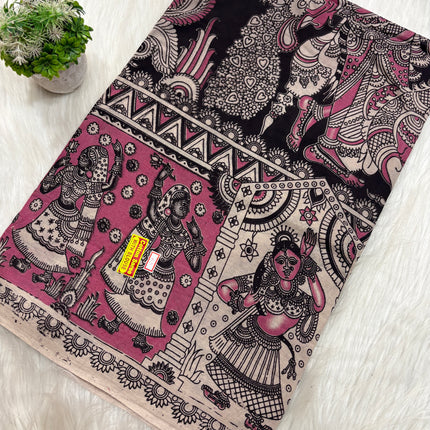 Kalamkari Cotton Saree – KCS 105