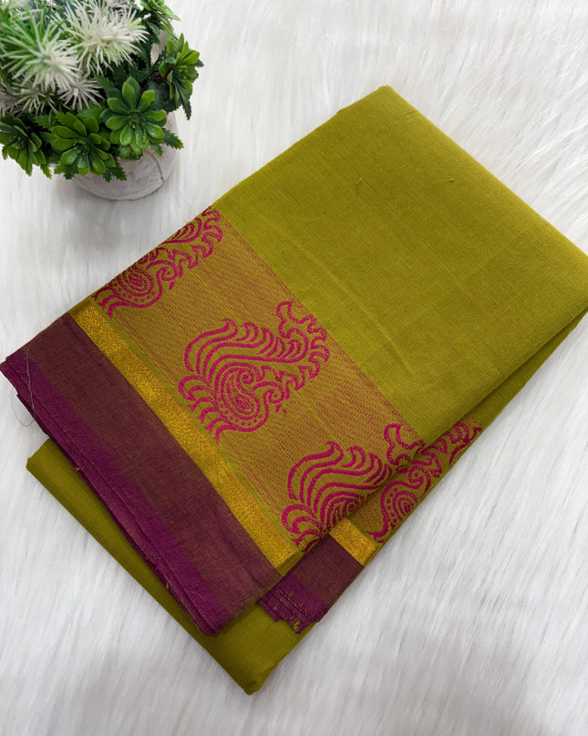 Casual Chic Cotton Saree