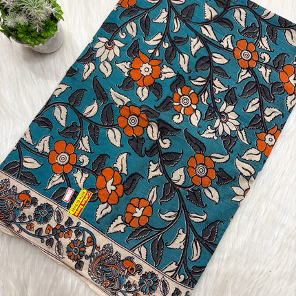 Kalamkari Cotton Saree  - KCS 109