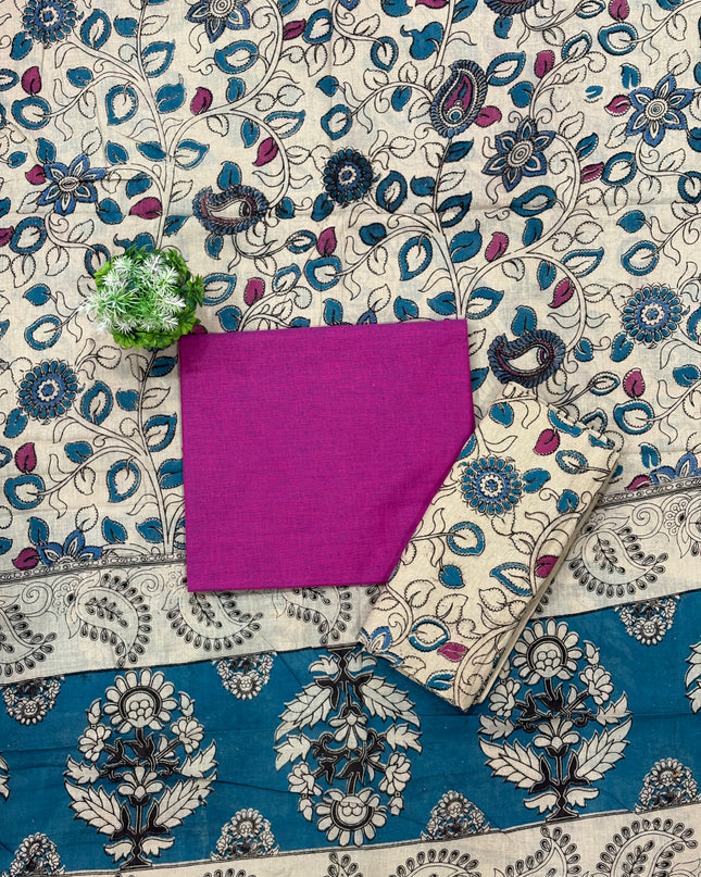Kalamkari Dress Material - KDM 106