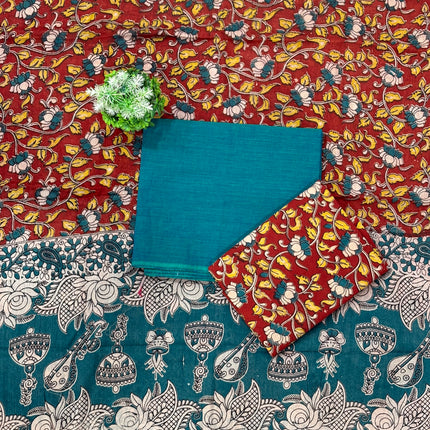 Kalamkari Dress Material - KDM 107