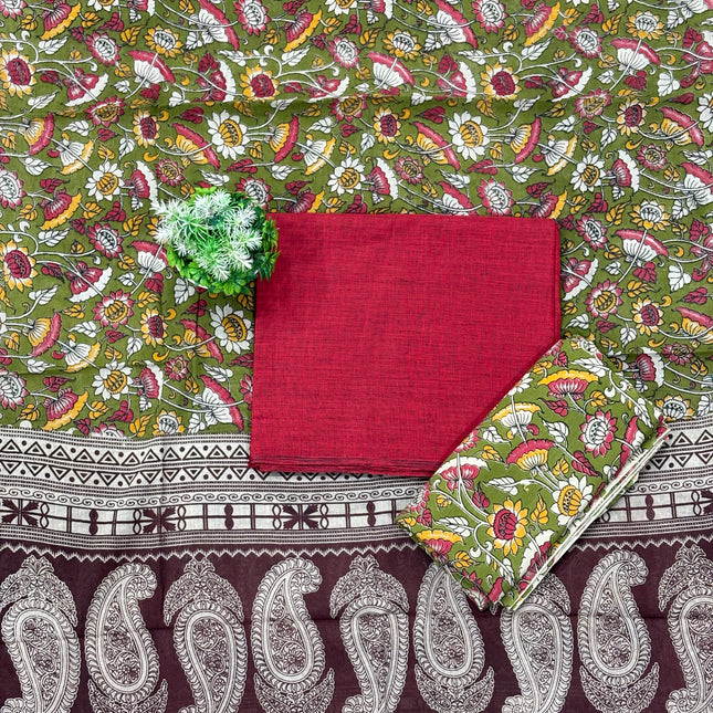 Kalamkari Dress Material - KDM 108