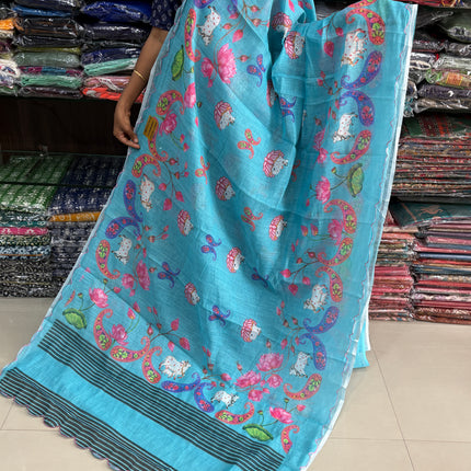 Linen Cotton Saree Offer - LCS 116