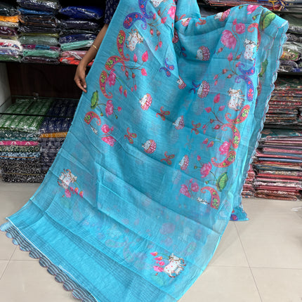 Linen Cotton Saree Offer - LCS 116
