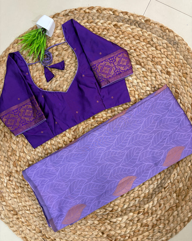Saree With Stitched Blouse - (SIZE-34-38) - SWSB 825