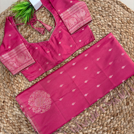 Saree With Stitched Blouse - (SIZE-34-38) - SWSB 827