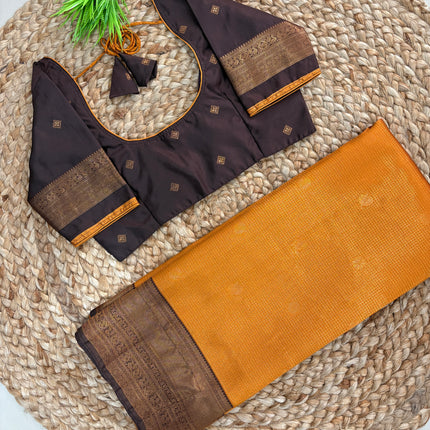 Saree With Stitched Blouse - (SIZE-34-38) - SWSB 830