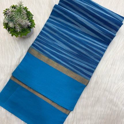 Designer Ikkat Cotton Saree – Soft & Stylish 💕