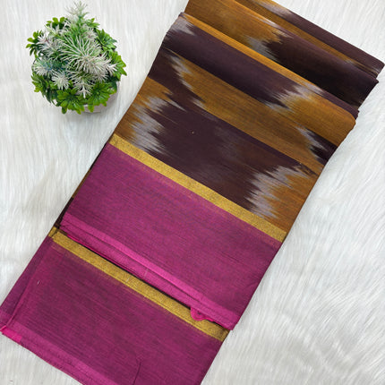 Elegant Everyday Ikkat Cotton Saree 🌿