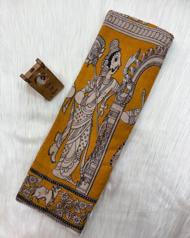 Signature Craft Kalamkari Cotton Saree
