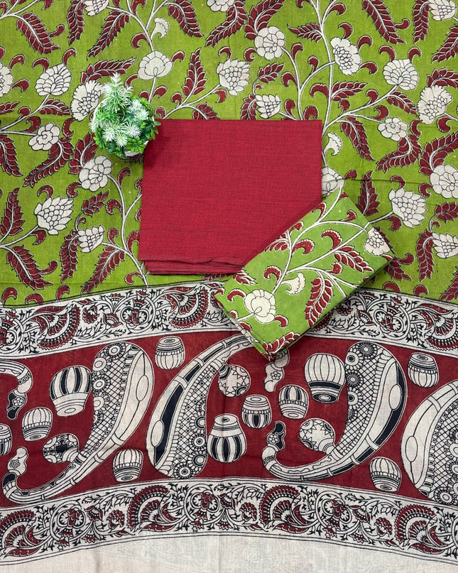 Kalamkari Dress Material - KDM 122