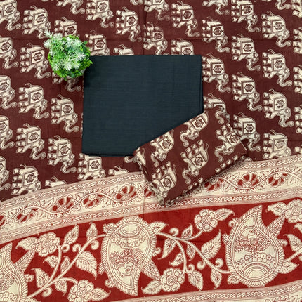 Kalamkari Dress Material - KDM 124
