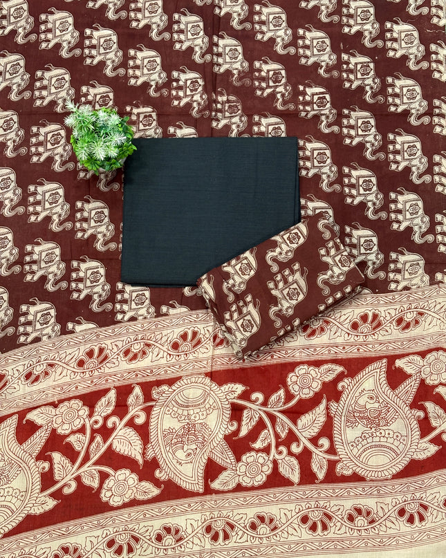 Kalamkari Dress Material - KDM 124