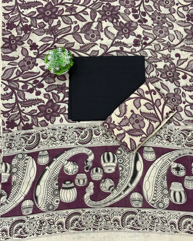 Kalamkari Dress Material - KDM 125