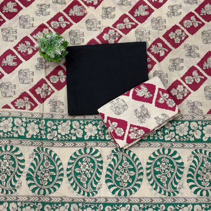Kalamkari Dress Material - KDM 126