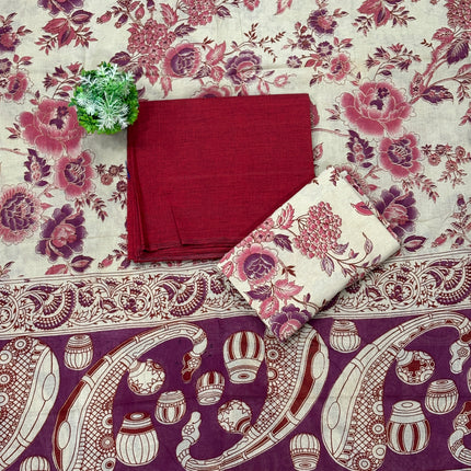 Kalamkari Dress Material - KDM 128