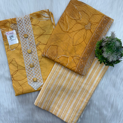 Pure Comfort Cotton Set (Unstitched)