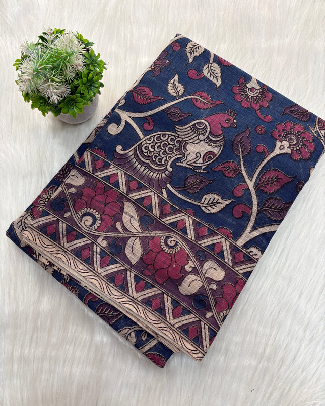 Ethereal Threads Kalamkari Saree