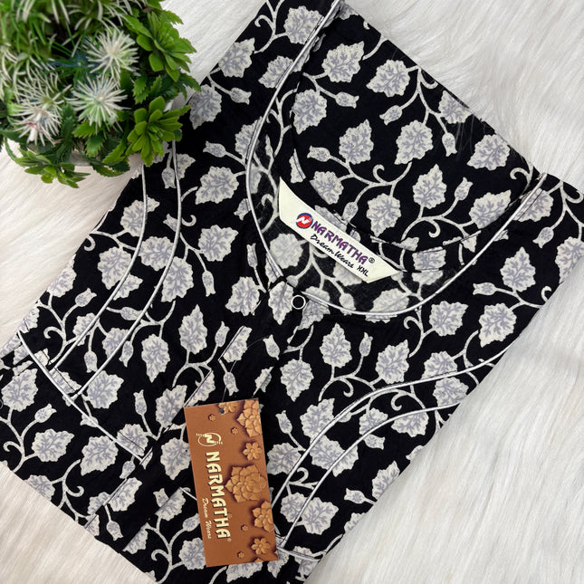 Narmatha Easy Care Cotton Nightdress (XXL Size)